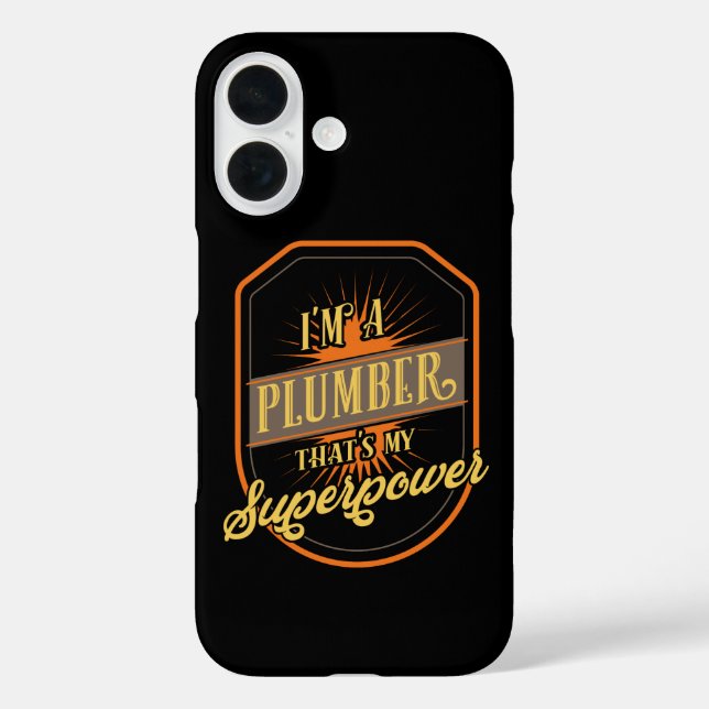Plumber Gifts Case-Mate iPhone Case (Back)
