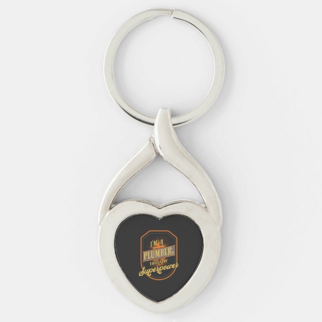Plumber Gifts Keychain (Front)