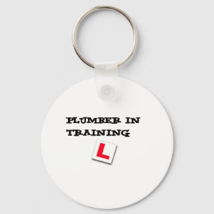 plumber in training keychain