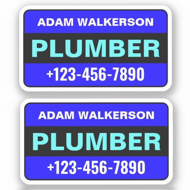 Plumber Name & Phone Number: Professional Plumbing (Front)