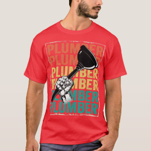 Plumber Plumber Retro T-Shirt