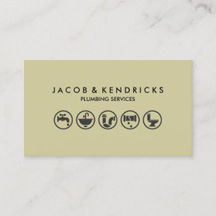 Plumber Plumbing Home Repair Business Card