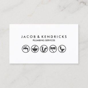 Plumber Plumbing Home Repair Business Card