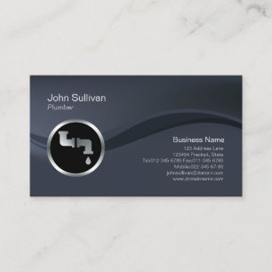 Plumber Plumbing Leaking Pipe  Business Card