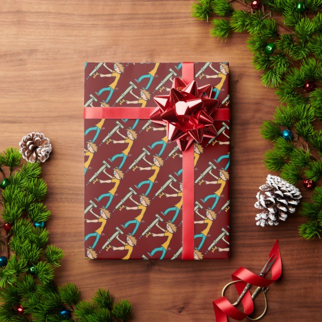 Plumber Plumbing Wrapping Paper (Holiday Gift)