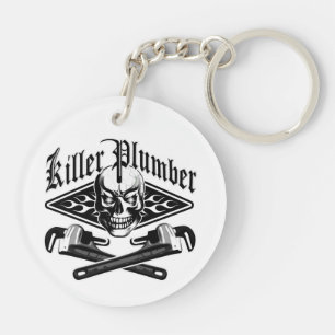 Plumber Skull: Killer Plumber 3.1 Keychain