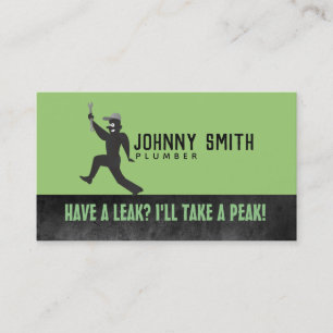 Plumber Slogans Business Cards
