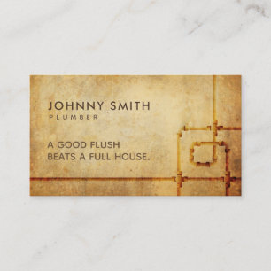 Plumber Slogans Business Cards