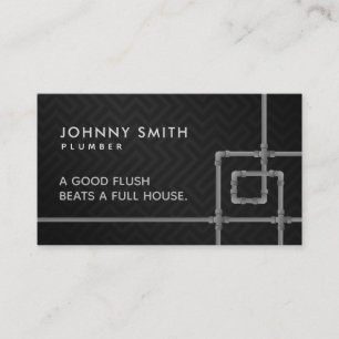 Plumber Slogans Business Cards