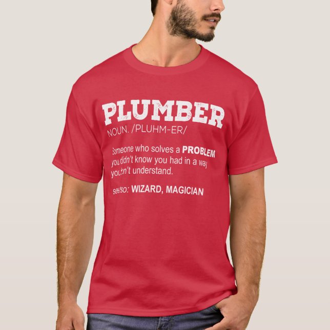 Plumber T-Shirt (Front)