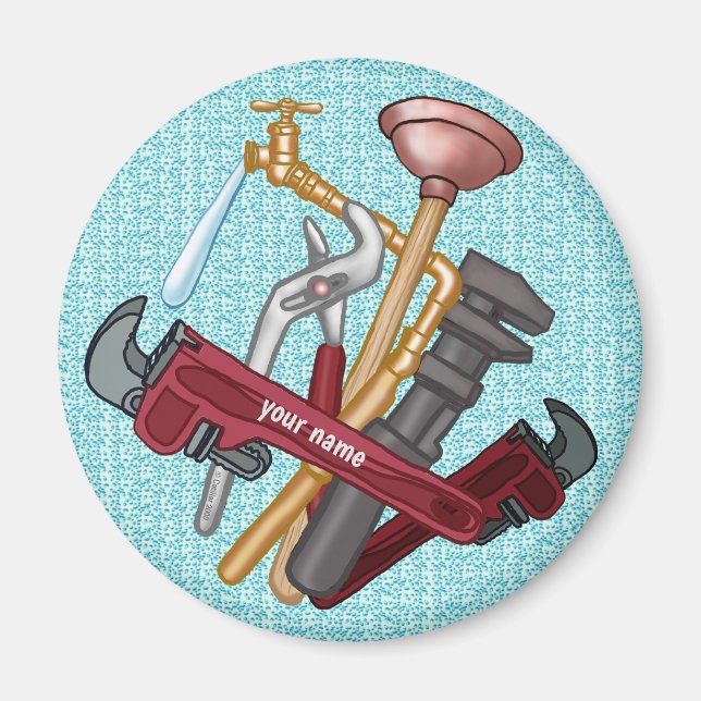 Plumber Tools  magnet (Front)