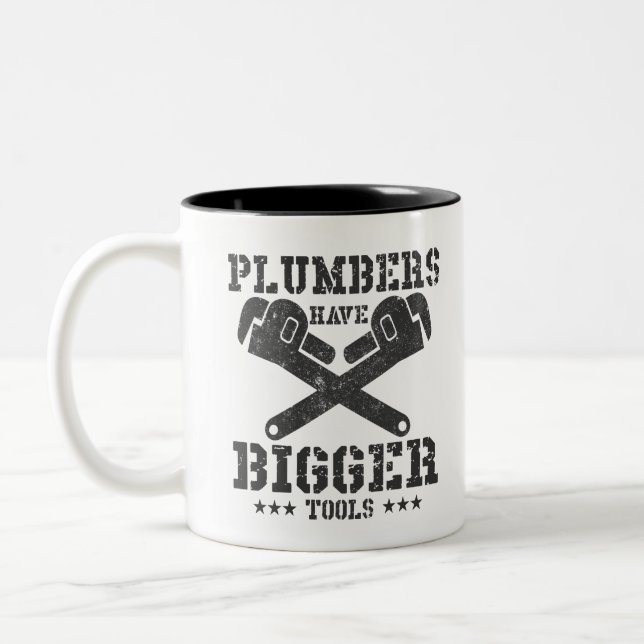 Plumber Two-Tone Coffee Mug (Left)