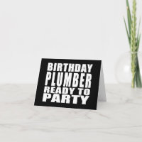 Plumbers : Birthday Plumber Ready to Party