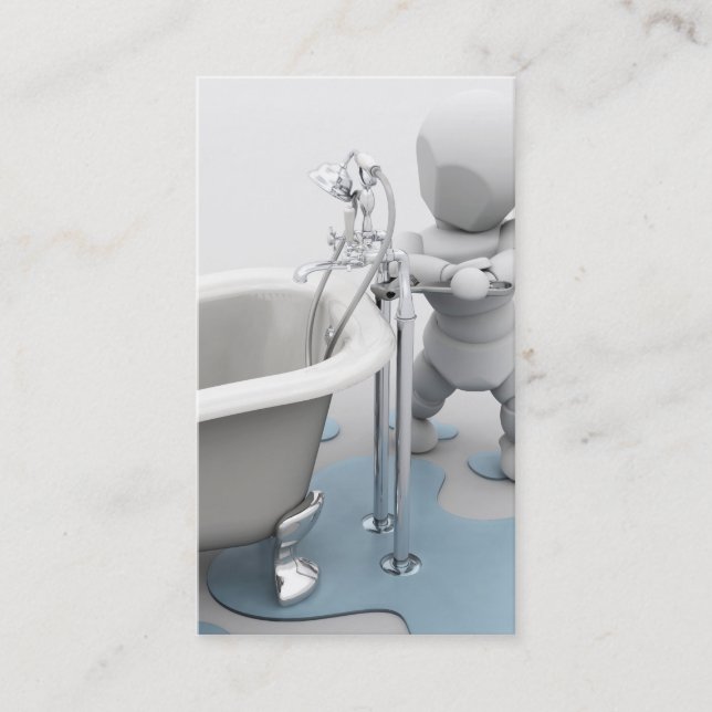 Plumbers Business Card (Front)