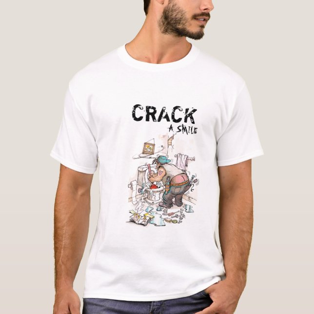 Plumbers crack T-Shirt (Front)