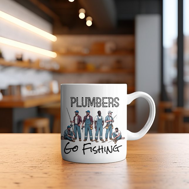 Plumbers Go Fishing Coffee Mug (Creator Uploaded)