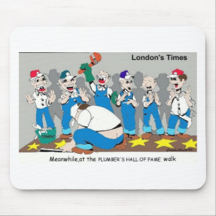 Plumbers Hall Of Fame Funny Gifts & Collectibles Mouse Pad