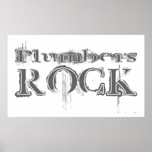 Plumbers Rock Poster