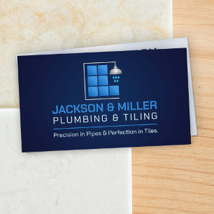 Plumbing and Tiling Services Business Card
