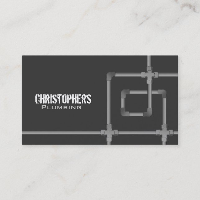 Plumbing Business Cards (Front)