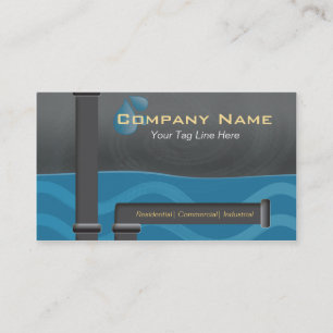 plumbing business cards