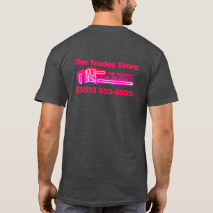 Plumbing Contractor Humour, Funny Advertising T-Shirt