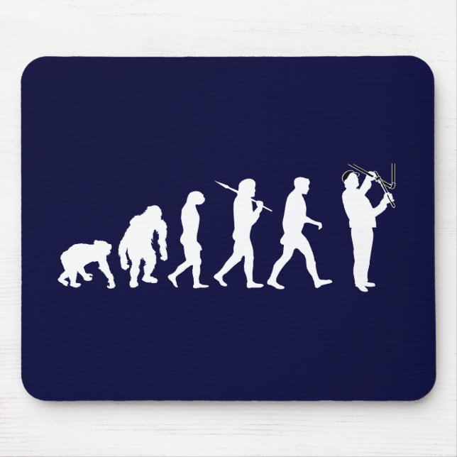 Plumbing Evolution Plumber Pipefitter Pipe Sewer Mouse Pad (Front)