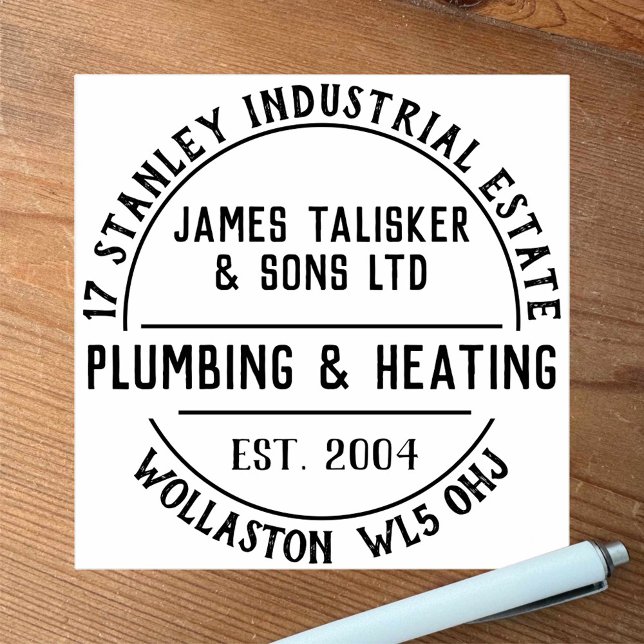 Plumbing & Heating Rubber Stamp (Creator Uploaded)