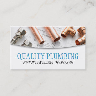 Plumbing Plumber Faucet Water Handyman Maintenance Business Card