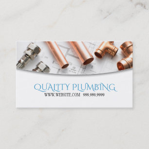 Plumbing Plumber Faucet Water Handyman Maintenance Business Card