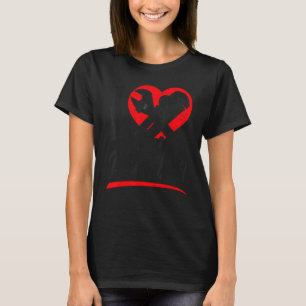 Plumbing Plumber Girlfriend Wife Heart I Love My P T-Shirt