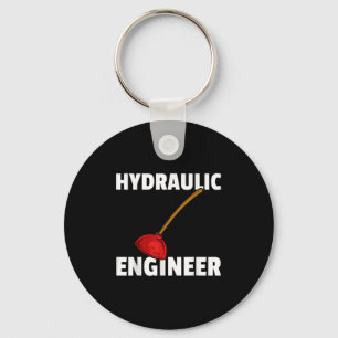 Plumbing Plunger Gift For Funny Plumber Keychain