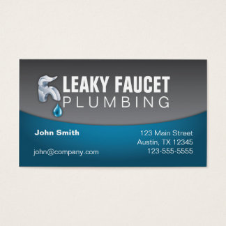 Plumbing Business Cards and Business Card Templates ...