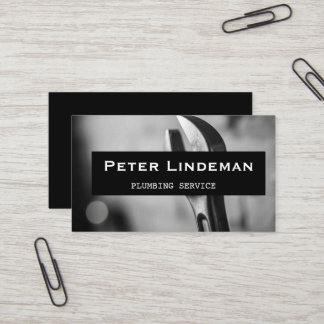 Plumbing service business card