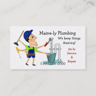 Plumbing Service Business Card
