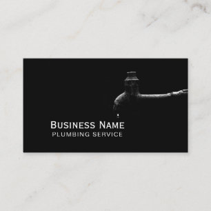 Plumbing Service Water Pipe Professional Business Card