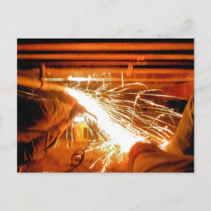 Plumbing Sparks Original Postcard