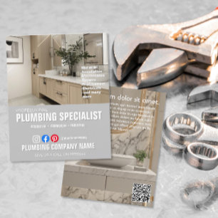 PLUMBING SPECIALIST plumber kitchen bathroom Flyer