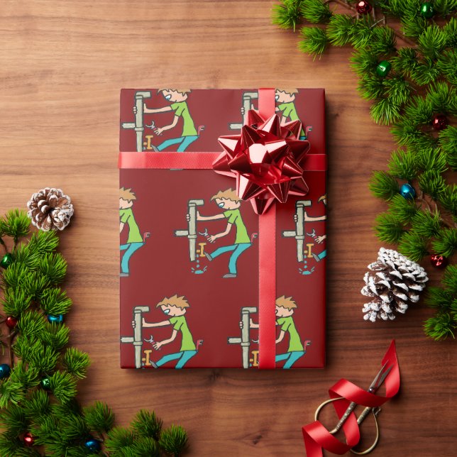 Plumbing Wrapping Paper (Holiday Gift)