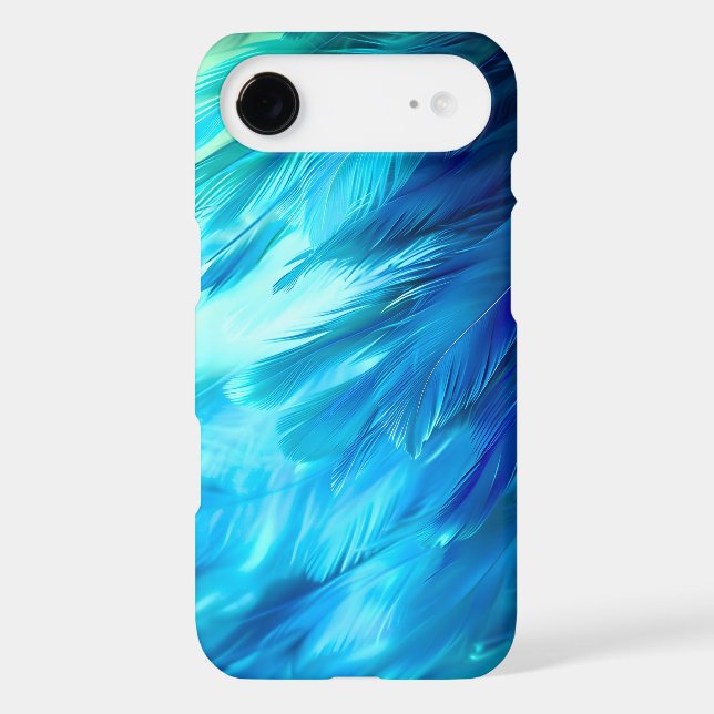 Plume Abstraite Bleu Vert (Verso)