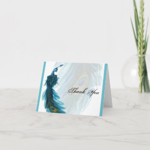 Plume de Merci bleu Peacock turquoise