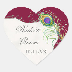 Plume de paon en perles - Stickers de phoques Mari