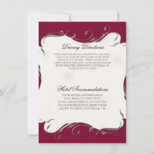 Plume de paon en torrents - Faire-part de mariage