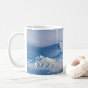 Plume Emanating From Kliuchevskoi Volcano. Coffee Mug