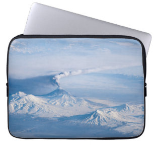 Plume Emanating From Kliuchevskoi Volcano. Laptop Sleeve