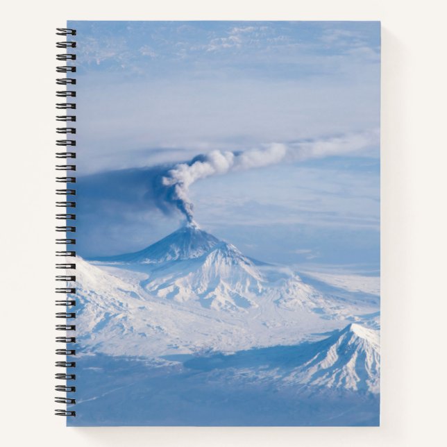 Plume Emanating From Kliuchevskoi Volcano. Notebook (Front)