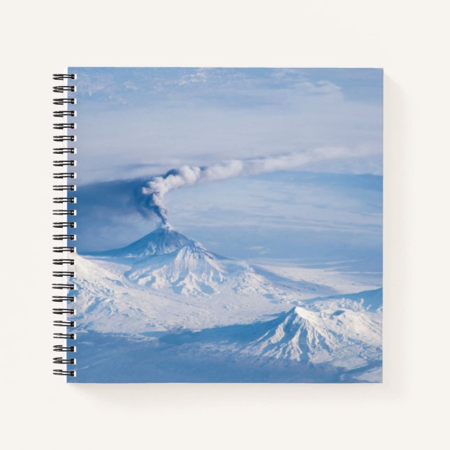 Plume Emanating From Kliuchevskoi Volcano. Notebook (Front)