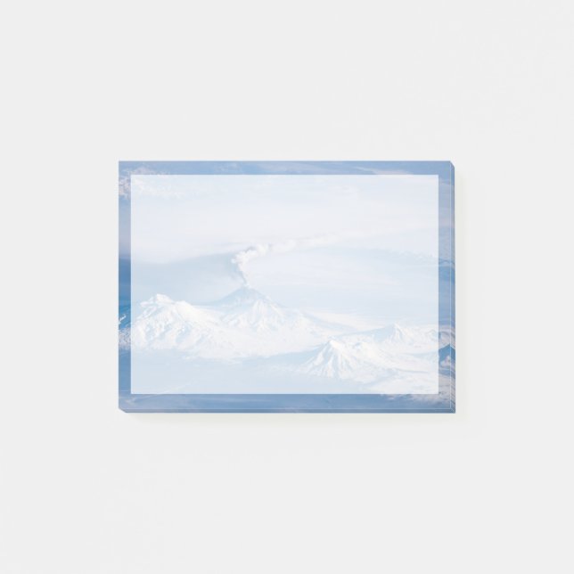 Plume Emanating From Kliuchevskoi Volcano. Post-it Notes (Front)