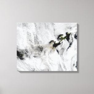 Plume from Okmok Volcano, Aleutian Islands 2 Canvas Print