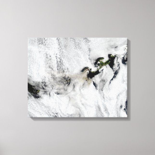 Plume from Okmok Volcano, Aleutian Islands 2 Canvas Print (Front)